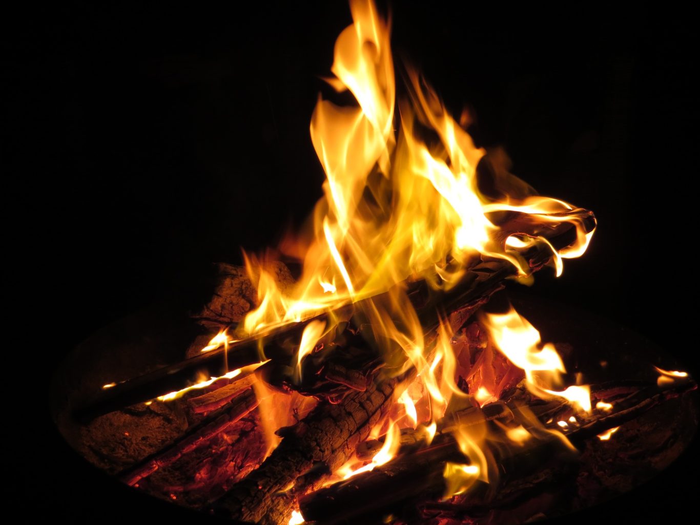 Wintersonnenwendfeuer